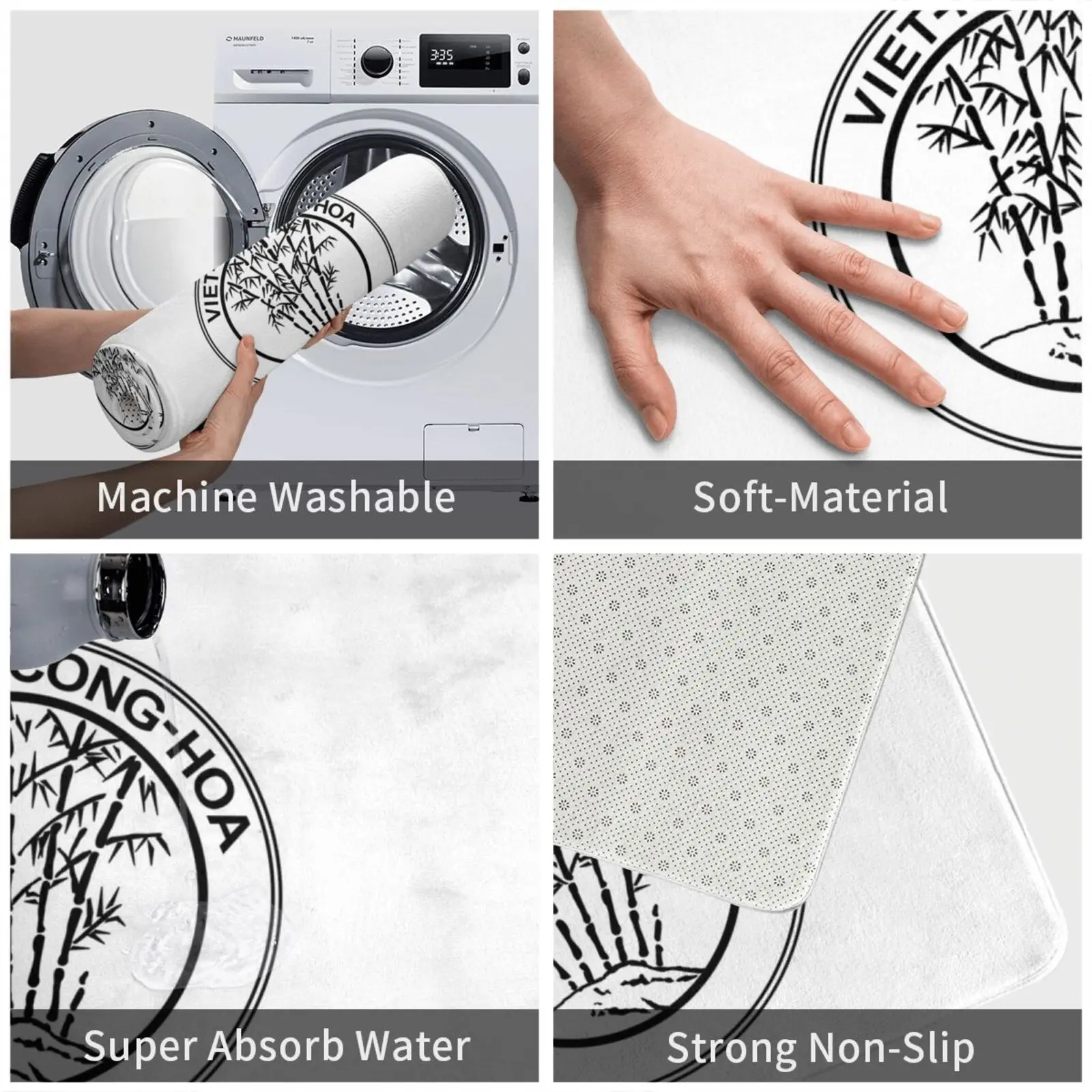 Накладка на ковер с символикой герба Южной Вьетнама (1955-1957)