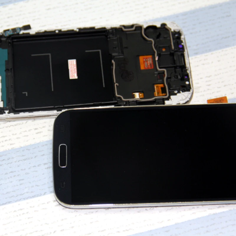i9505 lcd For SAMSUNG GALAXY S4 LCD Display Touch Screen Digitizer Assembly replacement parts with Bezel Frame display | Мобильные