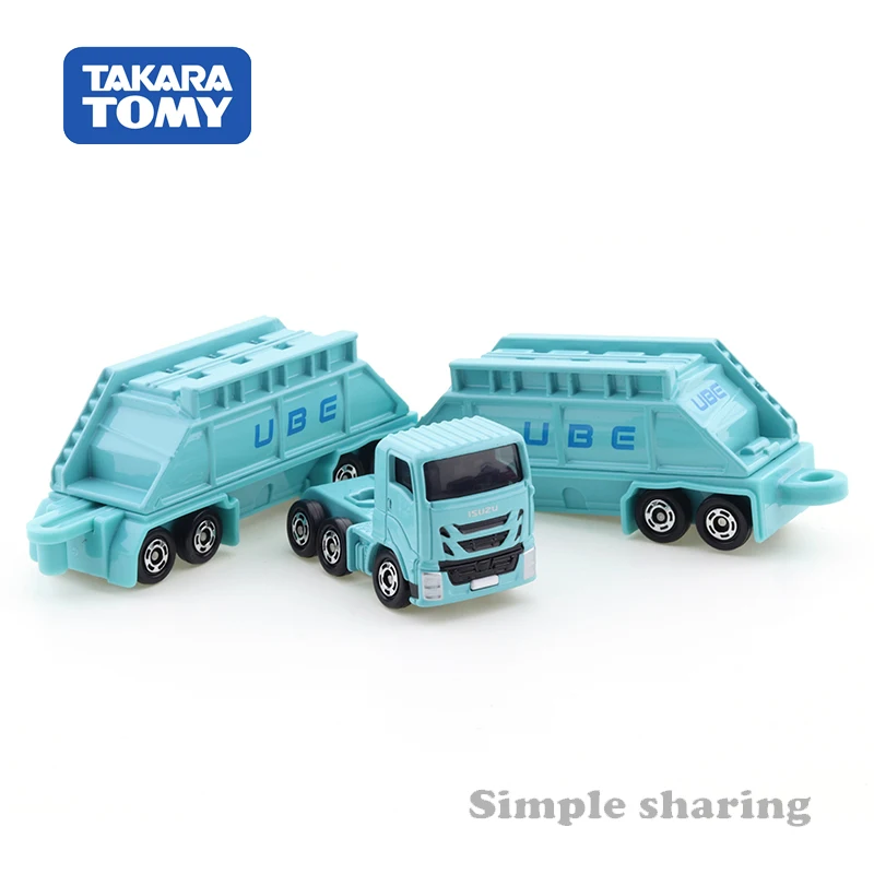 Takara Tomy Tomica длинный тип No.129 Ube Industries двойной прицеп Koshan сетчатый литый под