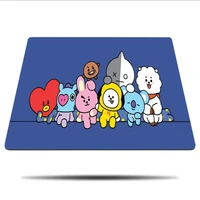 mouse pad gamer bt21 mousepad anime mouse mats xxl gamers accessories computer and office table pads gaming desk mat mausepad