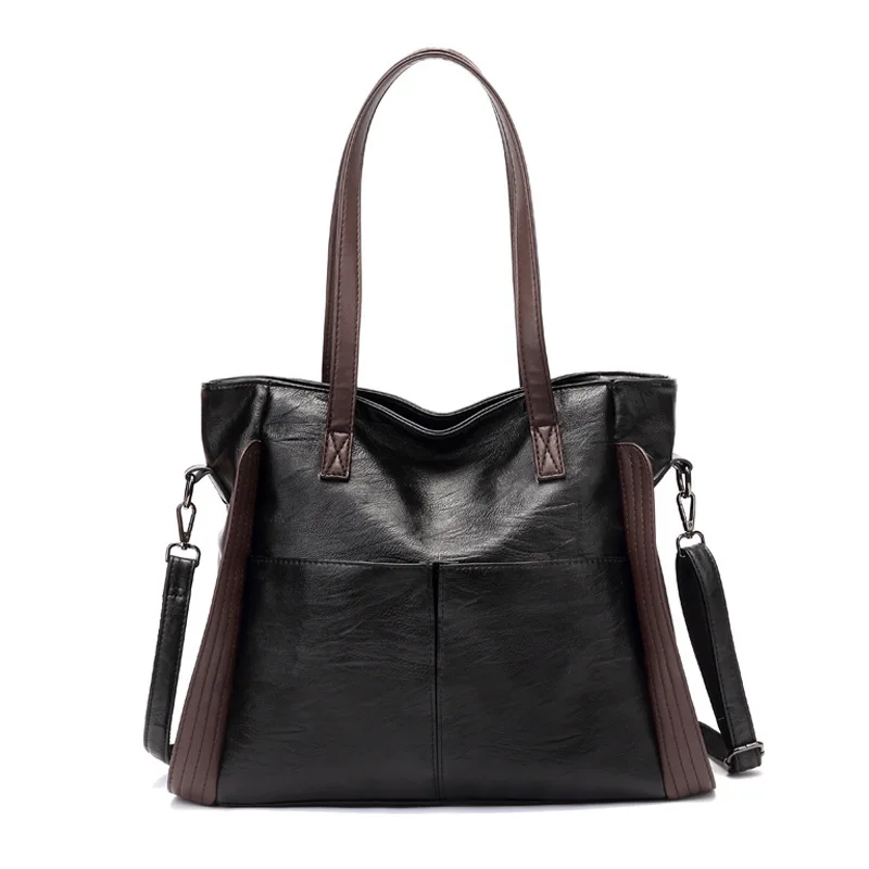 

Fashion Soft PU Leather Handbags for Women Causal Tote Bgs Shoulder Crossbody Bags Black Red Bolsa Feminina BB03