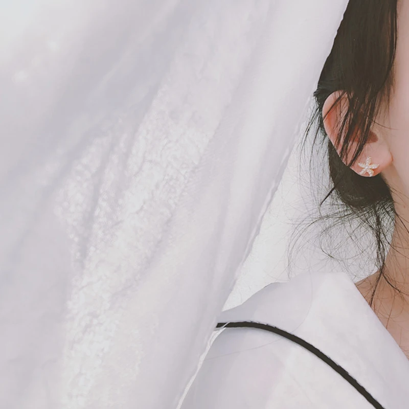 Серьги-гвоздики в виде пентаграммы Корейском стиле | Украшения и аксессуары