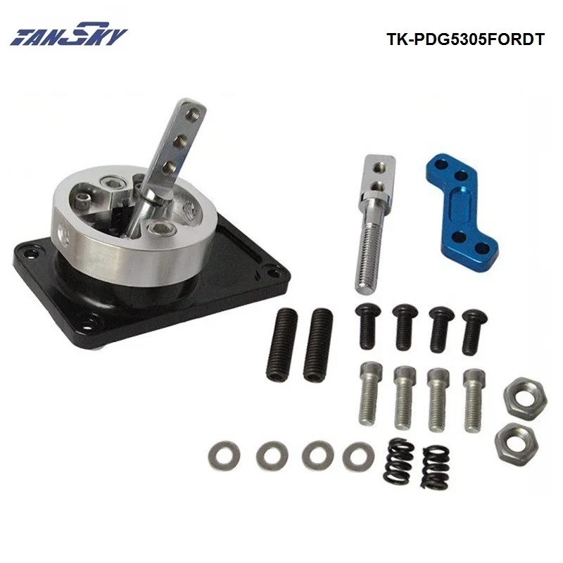 Алюминиевый гоночный короткий переключатель передач для 83-04 FORD MUSTANG T5 T-45 W/OD BLACK