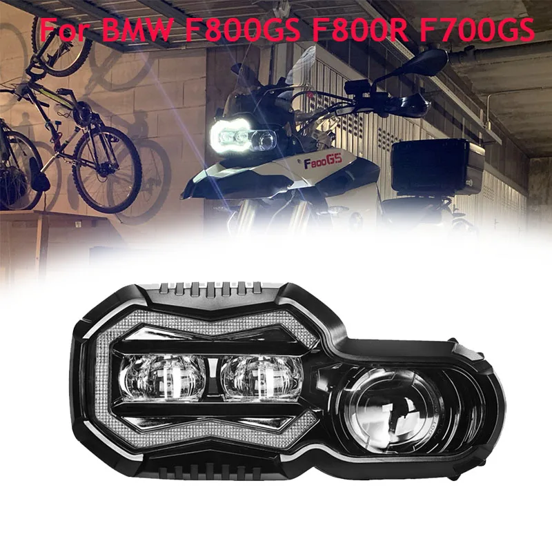 

E-mark Approved Headlights for BMW F650GS F700GS F800GS ADV F800R Motorcycle Lights Complete LED Headlights Assembly