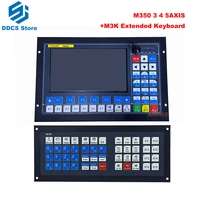 upgraded version of m350 5 axis cnc machining kit 4 axis motion control system atc extended keyboard