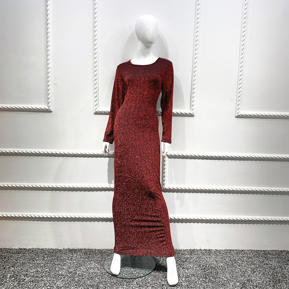 Женское длинное мусульманское платье Abaya Dubai в мусульманском стиле платья для
