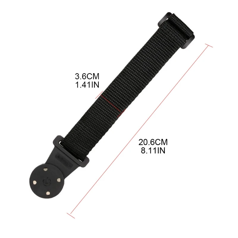 

Durable Hanging Loop Kit Multimeter Strap Universal Black Portable Strong Magnet Practical Hanger