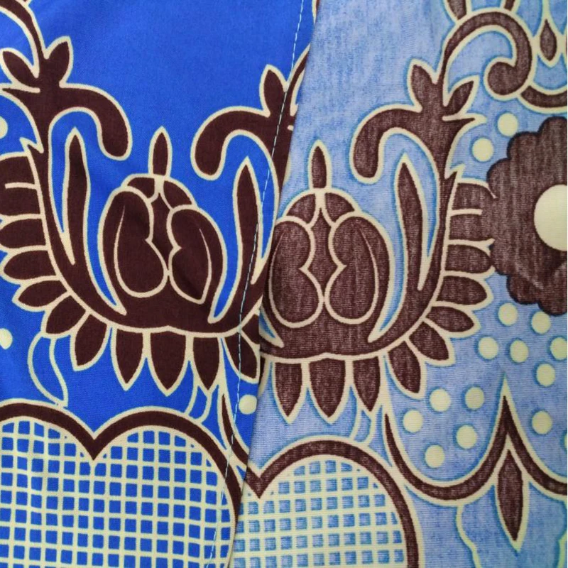 2019 Африканский Дашики модный дизайн мама плюс размер элегантное платье синий