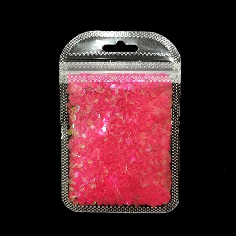 

Valentine's Day Mix Super Glitter Fantasy Laser Round shape Sequins Various Sequins Nail Art Slice Decoration Manicure DIY Set
