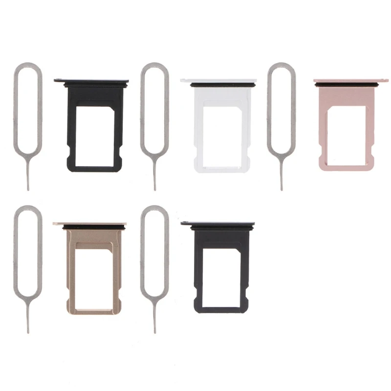 

Новый держатель лотка для SIM-карты, замена лотка с открытым штифтом для извлечения для Apple iPhone 7