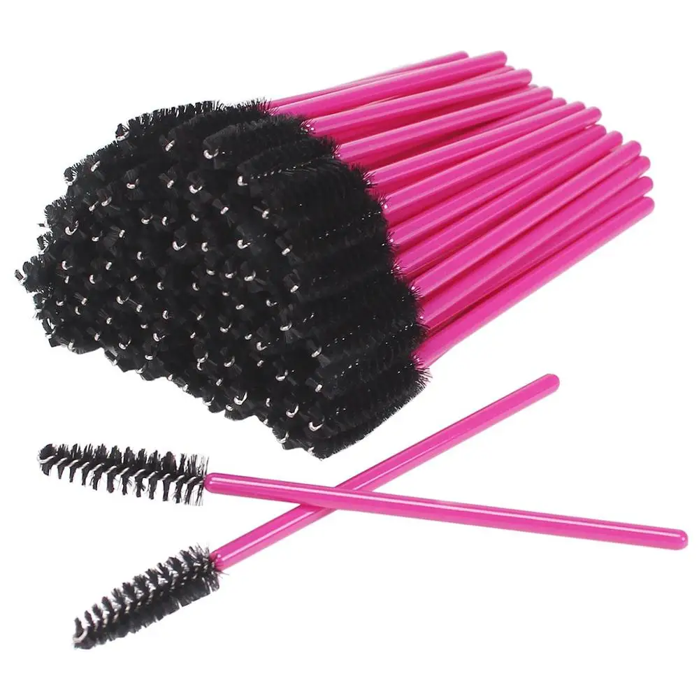 

Makeup Brushes 500Pcs/Pack Disposable Eyelash Brushes Lash Extension Mascara Wand Applicator Eyebrow Cosmetics Brushes