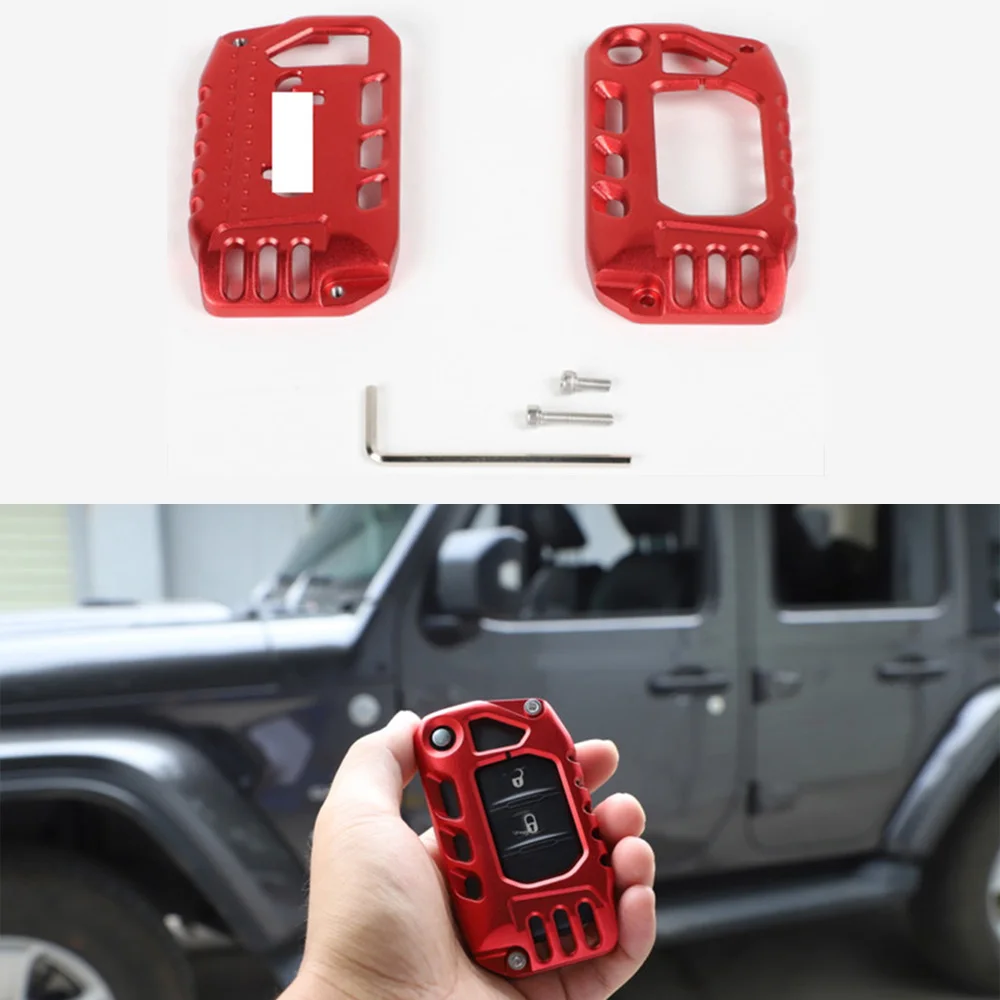 

Protector Key Cover Aluminum Alloy 1pcs Accessories Red Alloy High quality