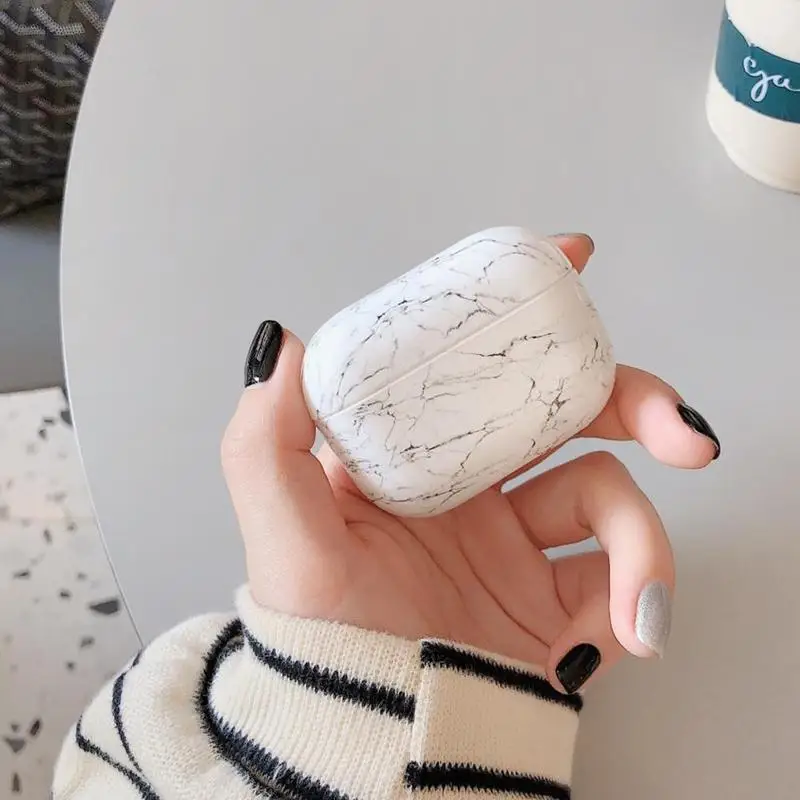 Силиконовый чехол Airpod, беспроводной Bluetooth чехол для Airpod 3, чехол для Apple Air Pods Pro, 3D мраморный чехол для Airpods Pro