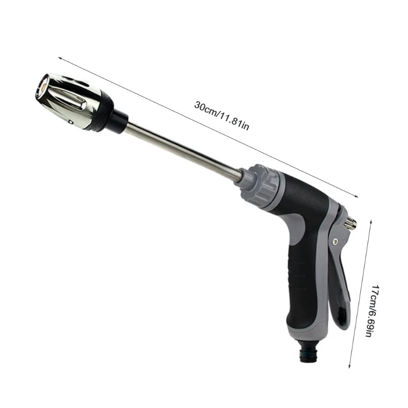 

Large Spray Volume Long Rod Metal High Pressure Washer Water Spray Gun for Car