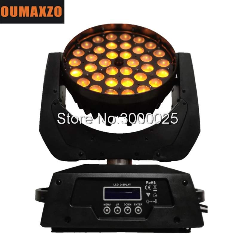 Светодиодный сценический светильник RGBAW 2 шт./лот зум 5 в 1 светодиодный с