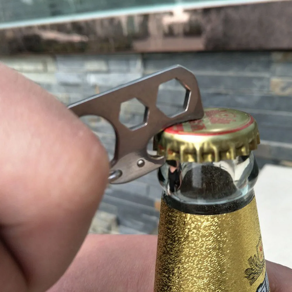 Открывалка для бутылок скалолазание застежка отвертка многофункциональные