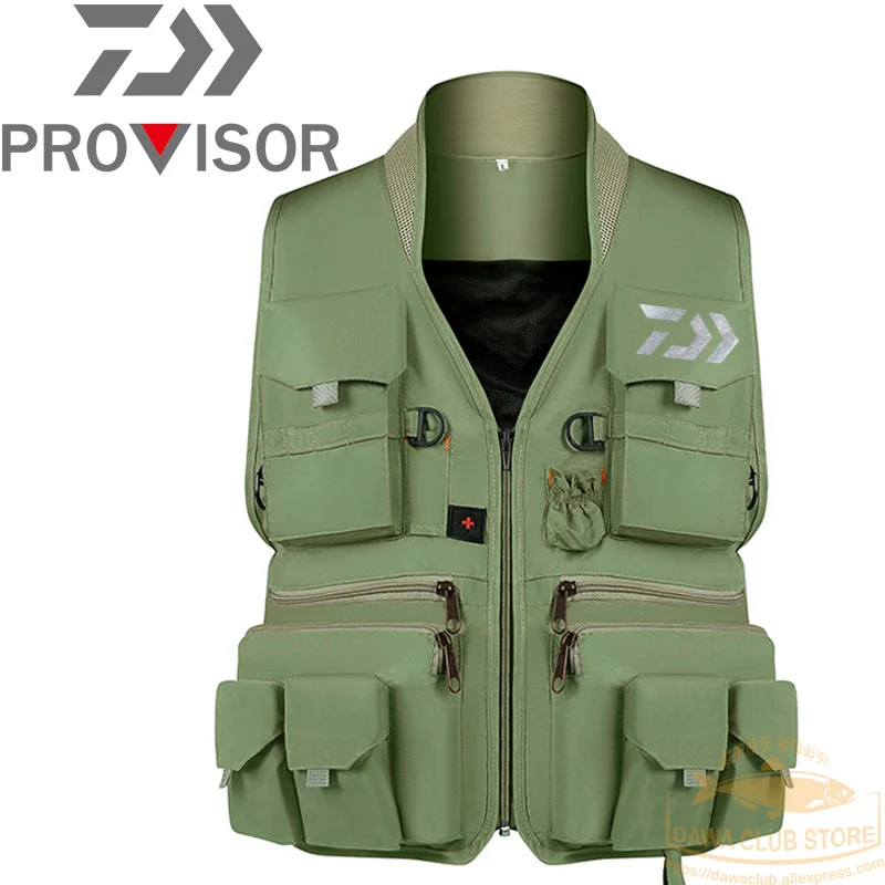 2021 DAIWA мульти-карманный рыболовный жилет Dawa рыболовство дышащая куртка для