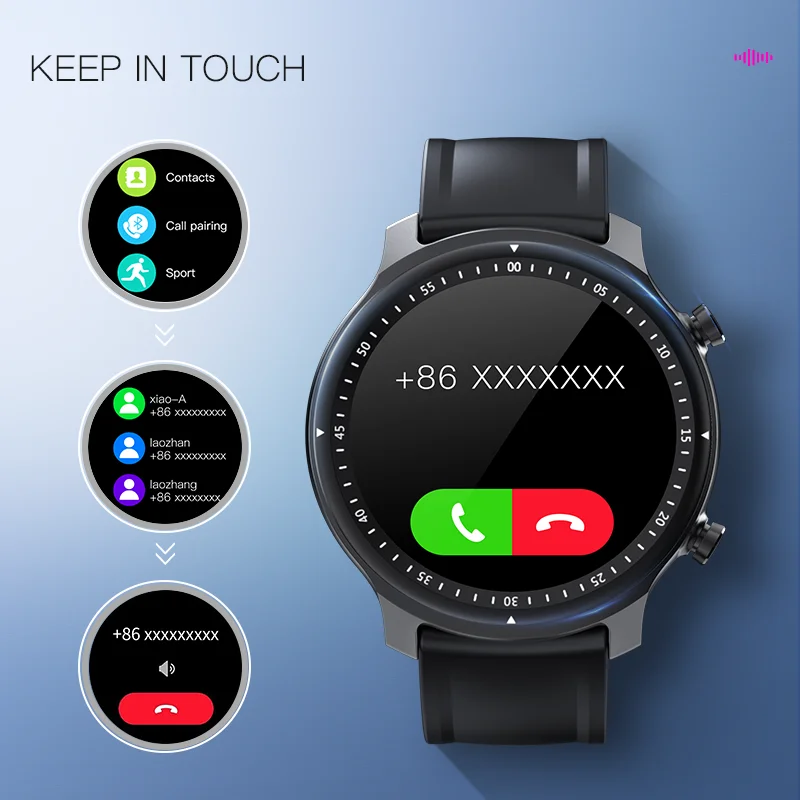 AISHI Q1 Bluetooth Call Смарт-часы Фитнес-трекер SmartWatch Пульсометр Давление кислорода в