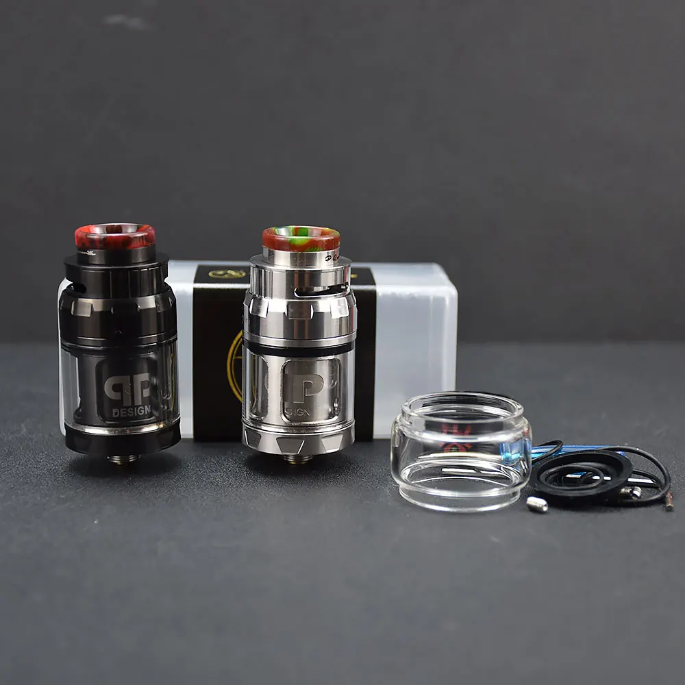 

Wolf Coolvape 1:1 JuggerKnot Mini RTA 24mm 2ml / 4ml capacity 316ss Adjustable top airflow Single coils vape Atomizer vs kayfun