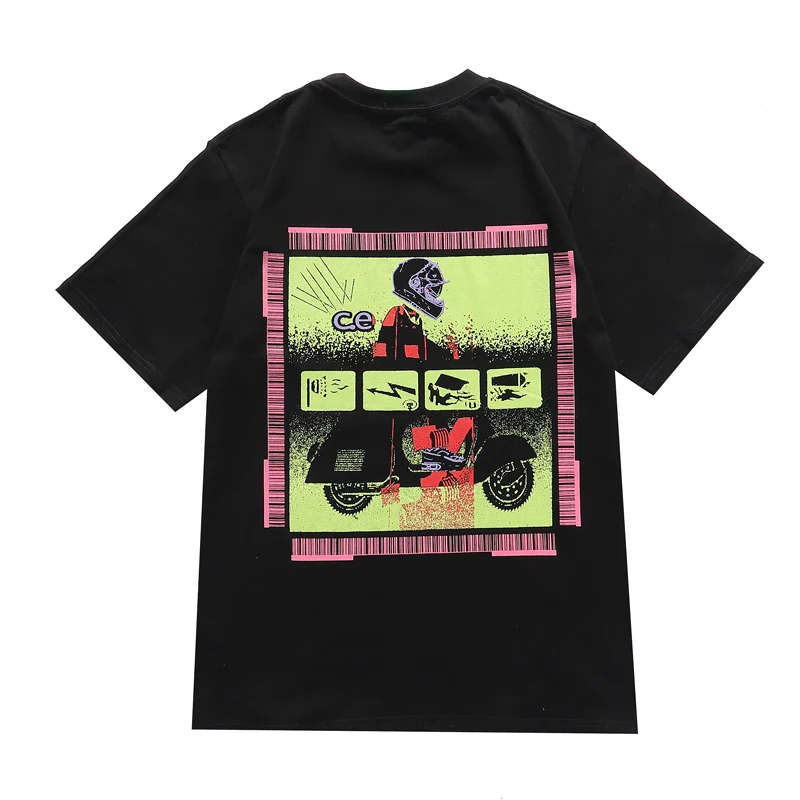 Футболка с коротким рукавом и круглым вырезом для мужчин женщин|Мужские