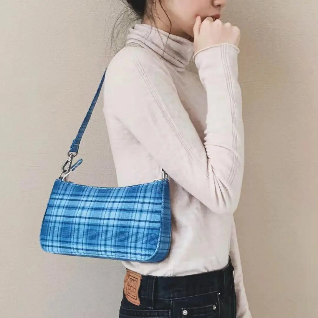 Новая женская сумка через плечо в полоску весна лето 2020 простая брендовая