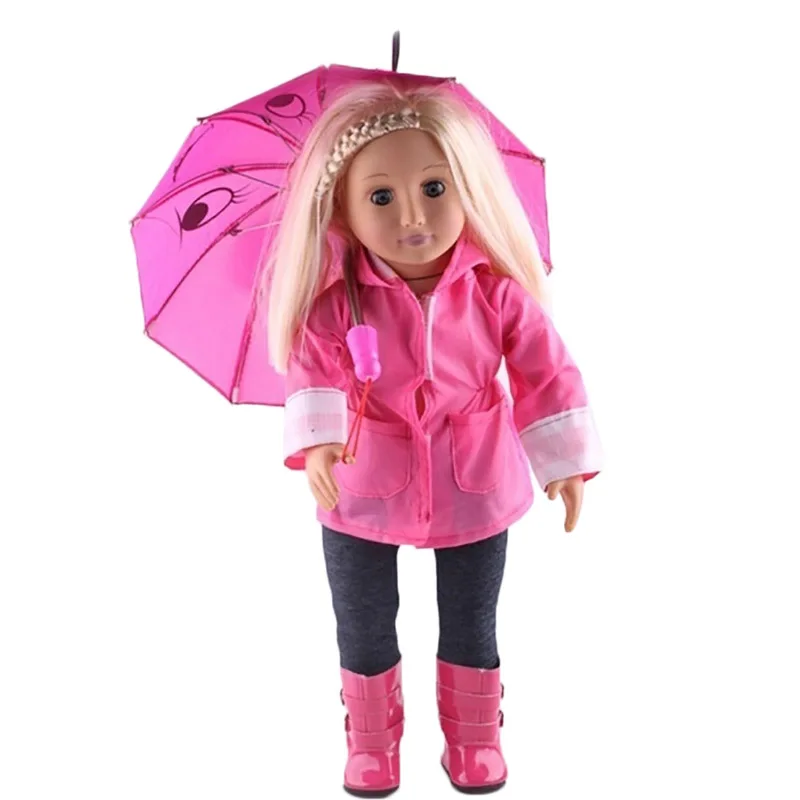 

Beautiful Umbrella Accessories Kids Girls Gifts Suitable for 18inch American Girl Doll DRSA889