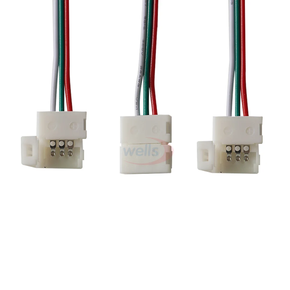

15CM 5pcs 3 pin RGB Connector Cable For WS2812B WS2811 3 pin LED Strip