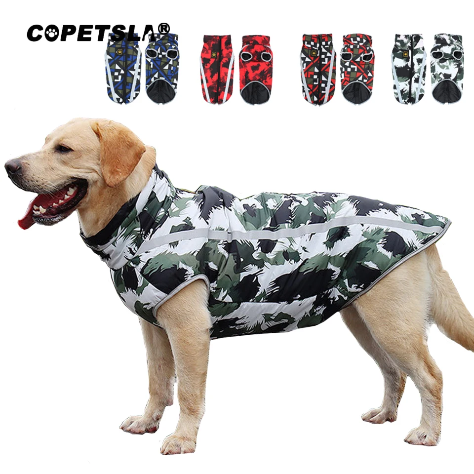Copetsla Новинка 1 шт. теплая зимняя одежда с принтом в виде собак Водонепроницаемый