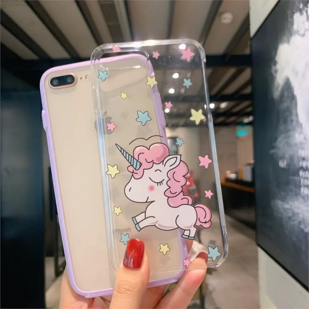 ТПУ + ПК Жесткий Чехол Для Телефона iPhone 6 6S 7 8 Plus XS 11 Pro Max X XR закаленное стекло
