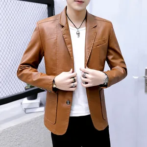 Модная кожаная куртка для мужчин, осень 2020, деловой повседневный костюм, пальто для мужчин, индийский мотоцикл, овчина, новая популярная Кожаная Байкерская мужская куртка