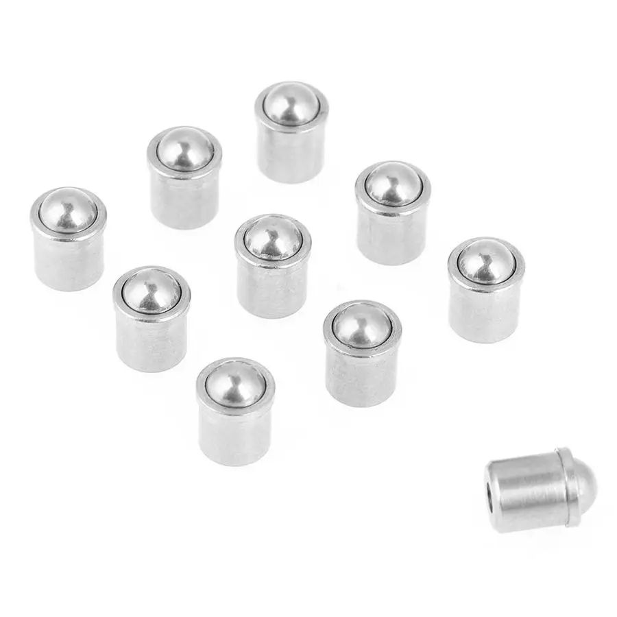 

10pcs 304 Stainless Steel Push Fit Ball Spring Plunger 6*7mm Body Accessories Set Tool Kit