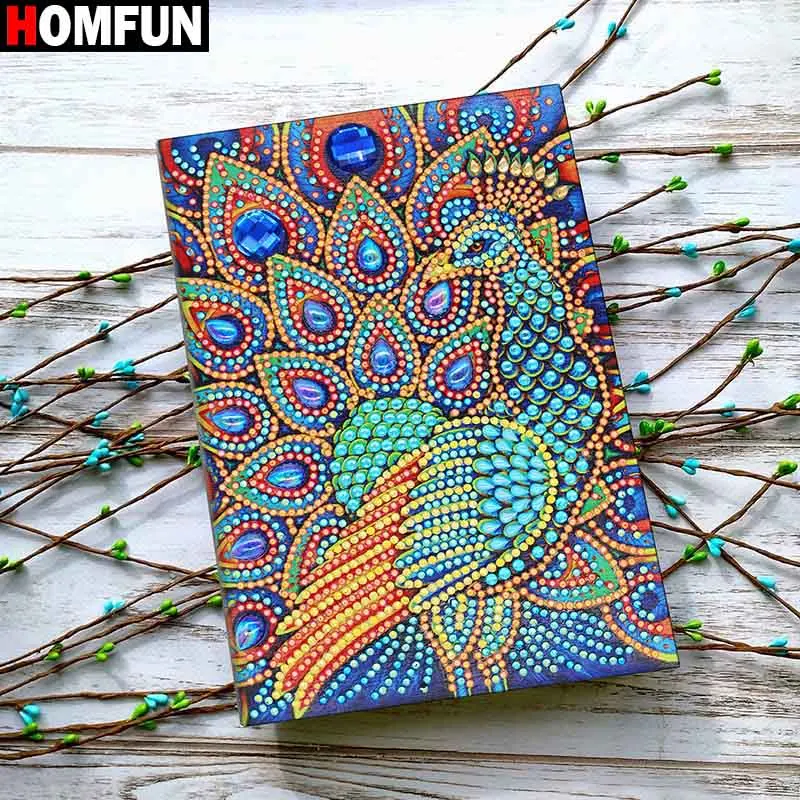NB33 HOMFUN A5 блокноты 5D DIY алмазная живопись специальная форма Дневник Книга Алмазная вышивка крестиком Стразы Декор подарок - Цвет: NB33