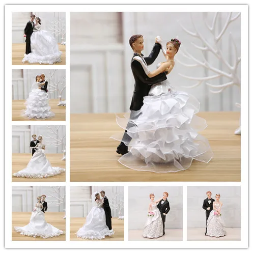 

mixed style birde and groom wedding cake topper figurines gifts favors for wedding cake decorating engagement anniversary gifts