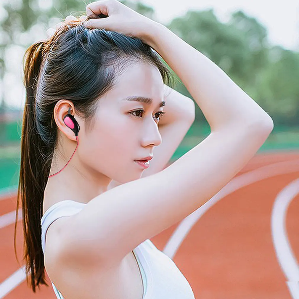 

4.0 Sports Headphones With Mic Wireless Earbud Headset In-Ear Wide Compatibility 2 Colors Ultra-Light Home Care