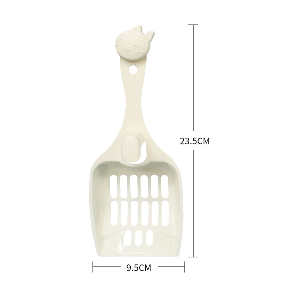 

Cute Kitten Handle Plastic Hollow Cat Litter Shovel Scoop Pet Cleaning Tool Cat Litter Scoop Pet Care Sand Shovel Pet Supplies
