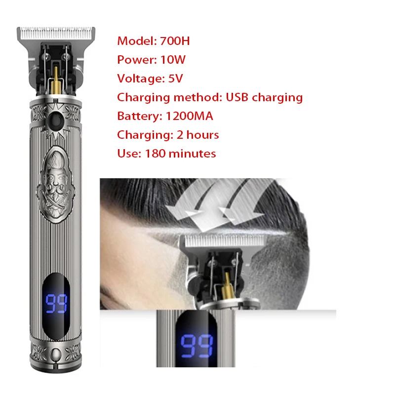 Kemei hair cutting machine revised to outliner trimmer clippers men Professional beard electric clipper barbe | Бытовая техника
