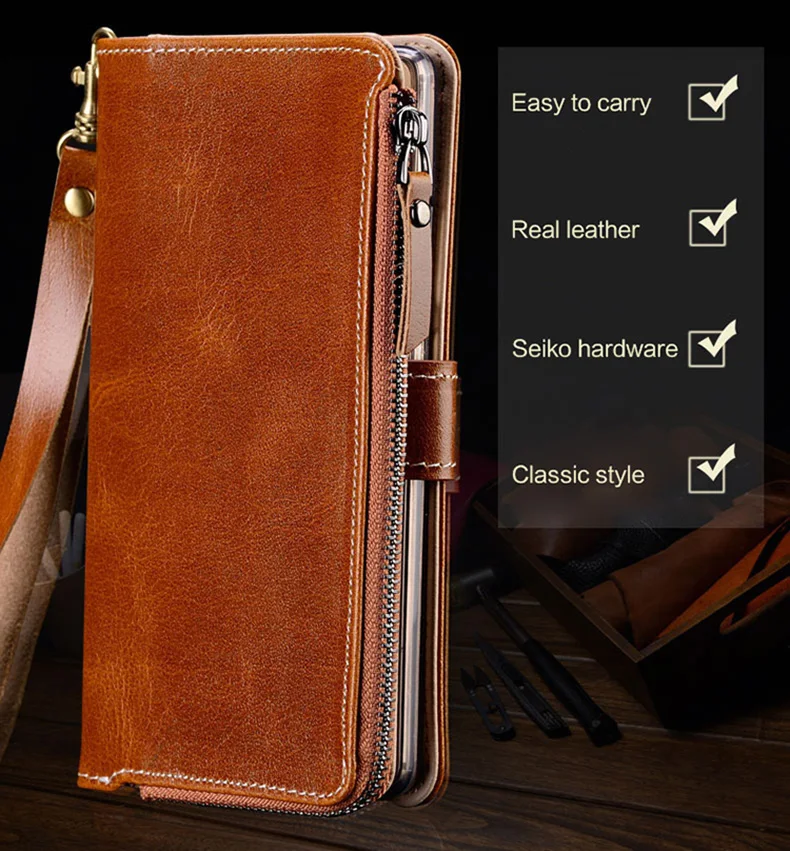 

Leather Phone Case For Samsung Galaxy S21 ultra S21FE s10 10e A71 A70 A51 A50 Note 8 9 10 plus 20 ultraFlip Card Slot Holder Bag