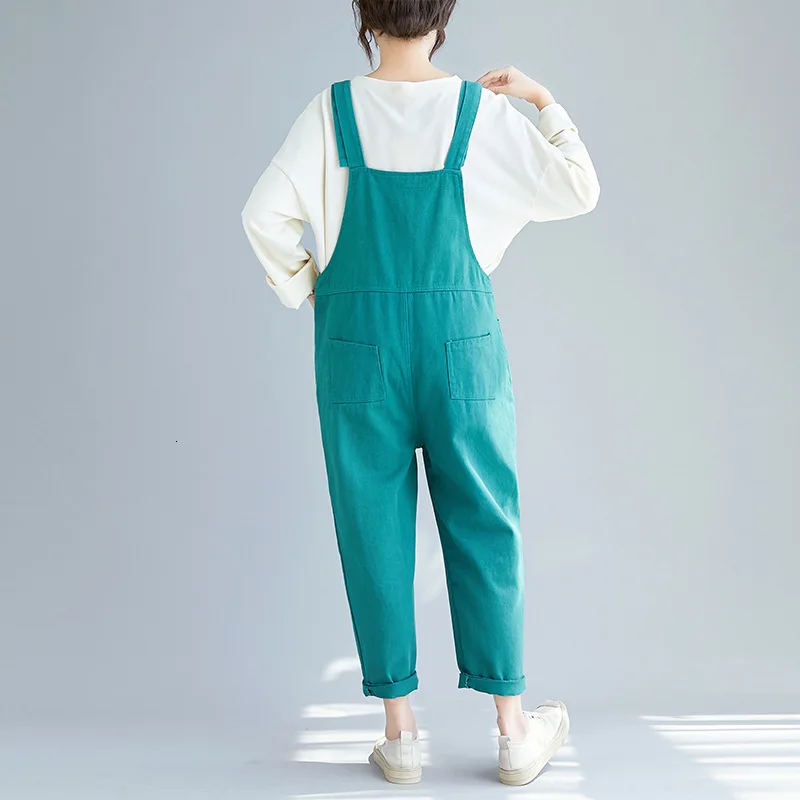 Желтый зеленый черный джинсовый комбинезон большого размера корейский Стиль