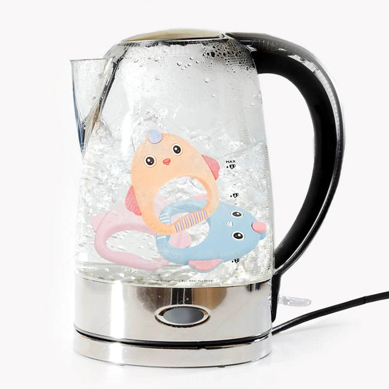 Милые Силиконовые Детские Прорезыватели для зубов с животными из мультфильмов