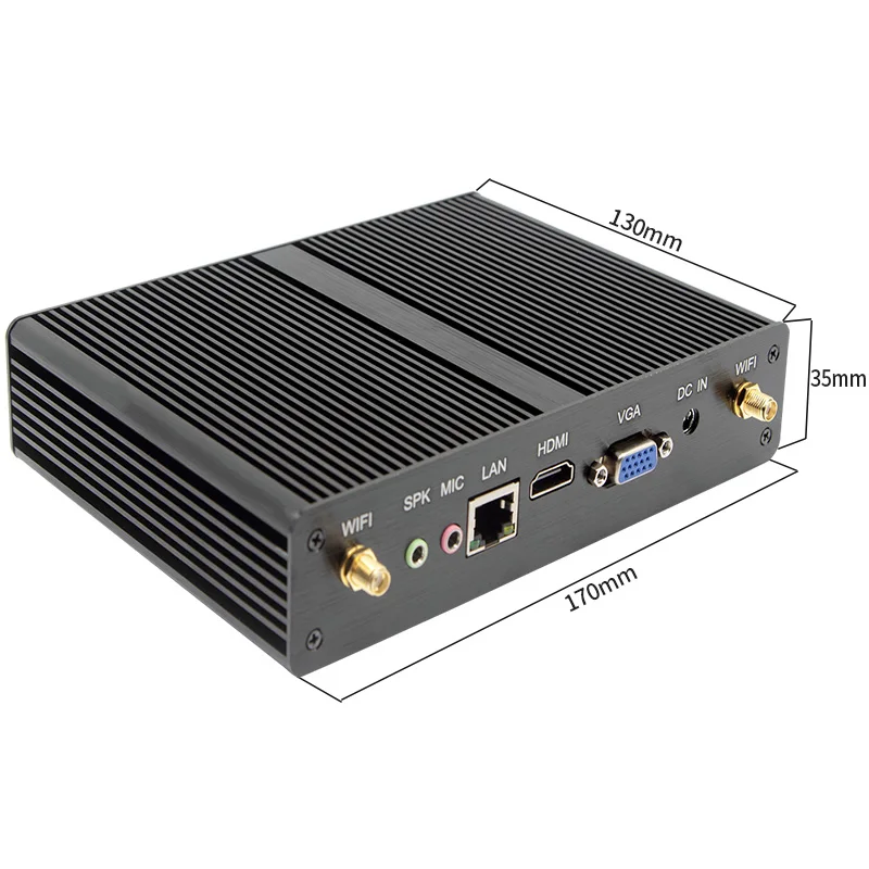 MSECORE безвентиляторный Intel 2955U 3125U I3-4020Y Мини ПК Windows 10 Linux настольный компьютер barebone неттоп HTPC HDMI VGA 300M WiFi