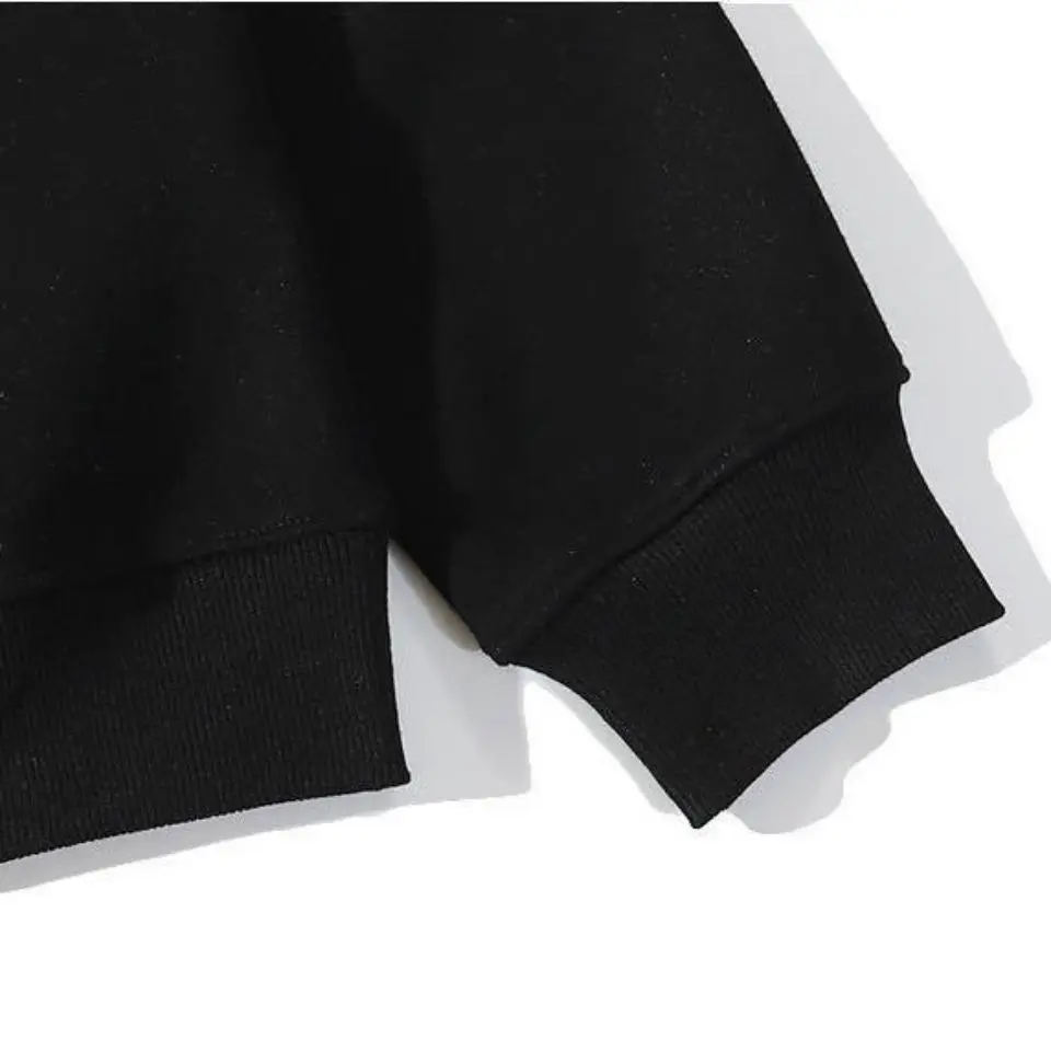 

2021 Autumn and Winter New Moschino Embroidered Crew Neck Cotton Sweatshirts Women's Korean-Style Loose Couple Base Coat