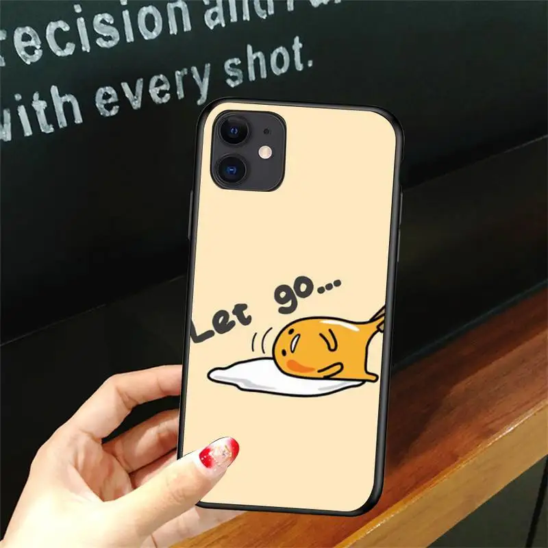 

Cartoon Gudetamas Lazy Egg Phone Case For Iphone 5 5S SE 6 6s 7 8 plus X Xr XS 11 12 Mini Pro Max Cover Fundas Coque