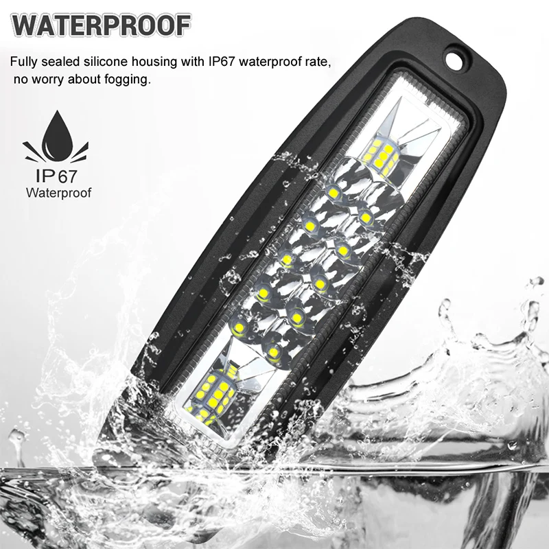 7-дюйсветильник рабочий свет с утапливаемым креплением 48 Вт комбинированный луч