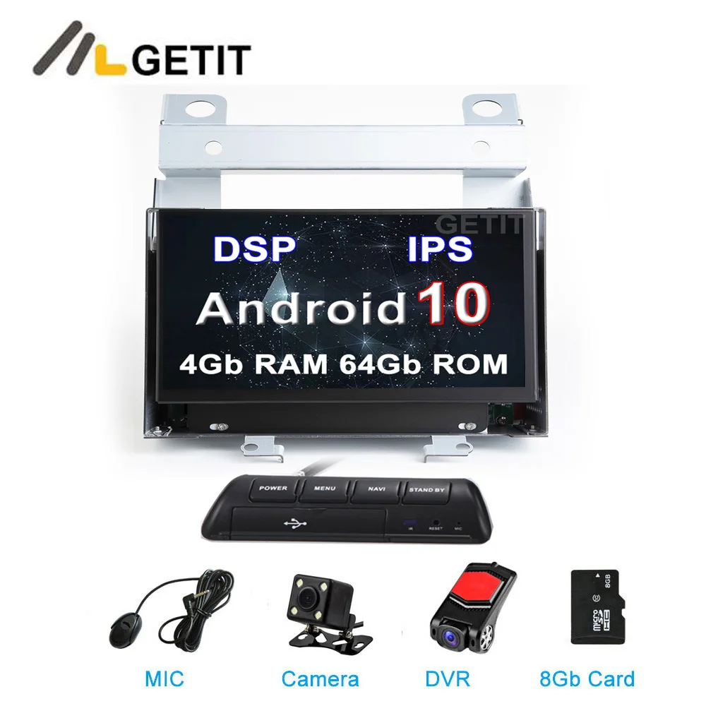 64G rom ips Android 10 автомобильный мультимедийный радио стерео gps для Land Rover freelander 2 2007