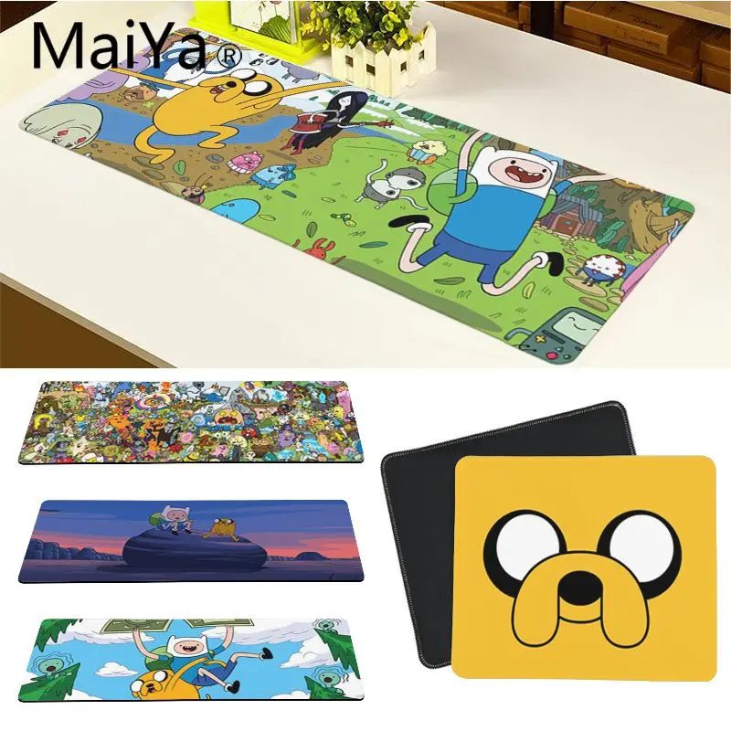 

Maiya Top Quality Adventure Time DIY Design Pattern Game mousepad Free Shipping Large Mouse Pad Keyboards Mat