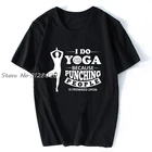 Футболка хлопковая унисекс, для занятий йогой, фитнесом, в спортзале