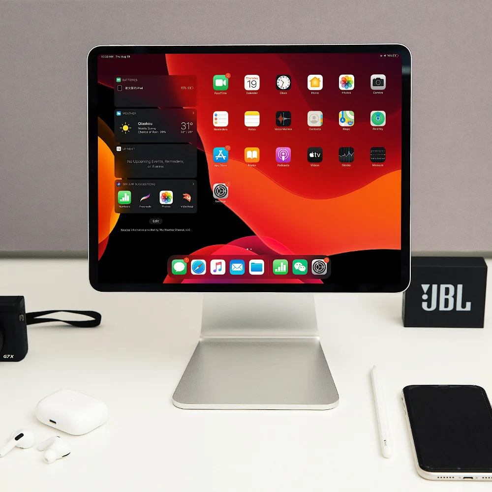 

Магнитная подставка для iPad, алюминиевый держатель для планшета, регулируемая настольная подставка-держатель для Apple iPad Pro 11/12.9/iPad Air