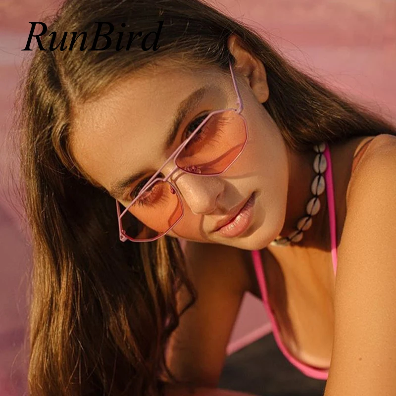 

Солнечные очки RunBird в стиле ретро женские, роскошные солнцезащитные, винтажные, 2019