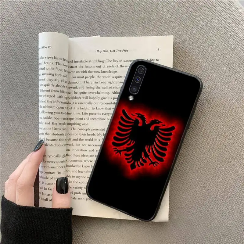 

albania flag fashion pattern Phone Case For Samsung galaxy S 9 10 20 A 10 21 30 31 40 50 51 71 s note 20 j 4 2018 plus