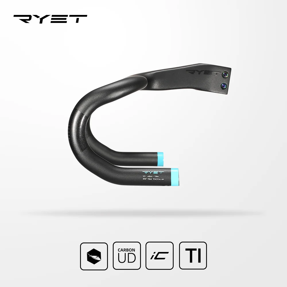 

2022 RYET углеродный дорожный Интегрированный руль 28,6 руль для дорожных гоночных велосипедов руль руля велосипеда детали для велосипеда подъе...